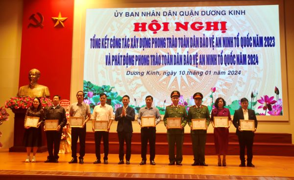 Quận Dương Kinh: Phát động phong trào Toàn dân bảo vệ an ninh Tổ quốc năm 2024